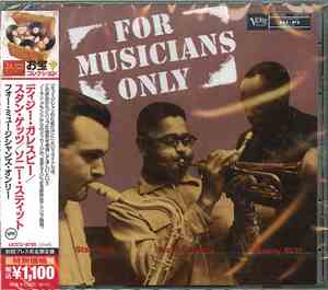 Dizzy Gillespie • Stan Getz • Sonny Stitt - For Musicians Only