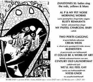 Zanstones - Ladies Sing The Reds, Yellows & Blues