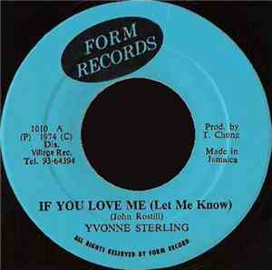 Yvonne Sterling - If You Love Me (Let Me Know)