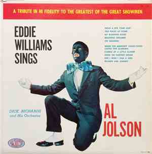 Eddie Williams - Eddie Williams Sings A Tribute To Al Jolson