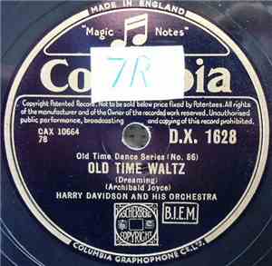 Harry Davidson And His Orchestra - Old Time Waltz / Gipsy Tango