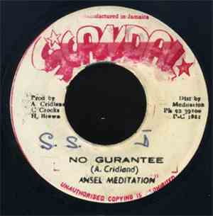 Ansel Cridland - No Guarantee