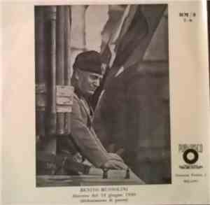 Benito Mussolini - Discorso Del 10 Giuhno 1940