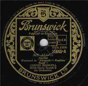 Connie Boswell - All Alone / Remember