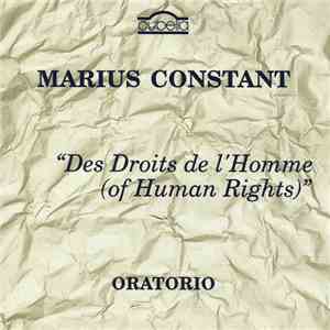 Marius Constant - Des Droits De L'Homme (Of Human Rights)