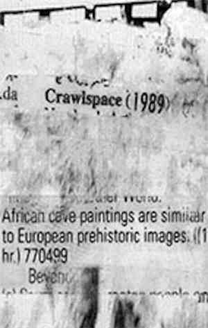 Crawlspace  - Cave Paintings One
