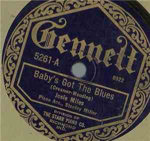 Josie Miles - Baby's Got The Blues / Kansas City Man Blues