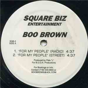Boo Brown - For My People