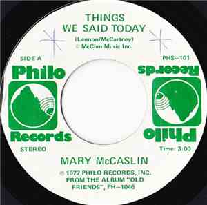 Mary McCaslin - Things We Said Today