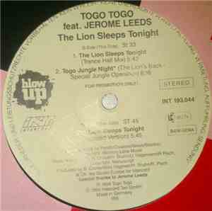 Togo Togo Feat. Jerome Leeds - The Lion Sleeps Tonight