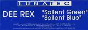 Dee Rex - Soilent Green / Soilent Blue