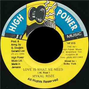 Mykal Roze - Love Is What We Need