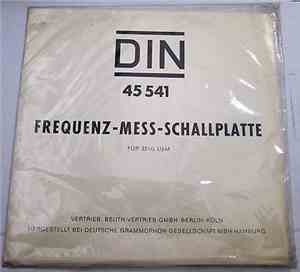 No Artist - DIN 45 541 Frequenz-Mess-Schallplatte DIN 45541:1966-02