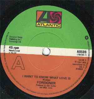 Foreigner - I Want To Know What Love Is