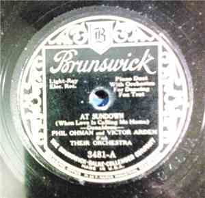 Phil Ohman And Victor Arden With Their Orchestra - At Sundown / South Wind