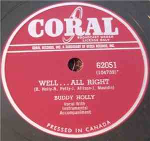 Buddy Holly - Well...All Right / Heartbeat