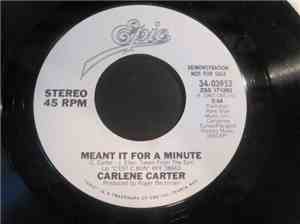 Carlene Carter - Meant It For A Minute