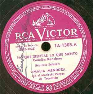 Amalia Mendoza Con El Mariachi Vargas De Tecalitlán - Pa' Que Sientas Lo Qu ...