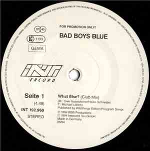 Bad Boys Blue - What Else?