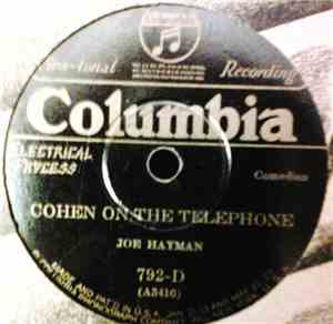 Joe Hayman  - Cohen On The Telephone / Abe Levi's Wedding Day