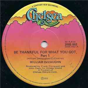 William DeVaughn - Be Thankful For What You Got