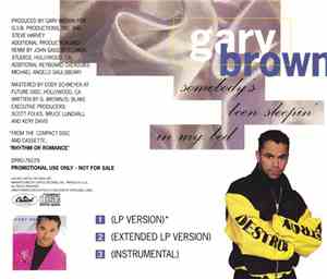Gary Brown - Somebody's Been Sleepin' In My Bed