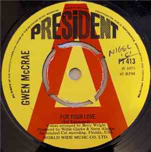 Gwen McCrae - For Your Love / Your Love