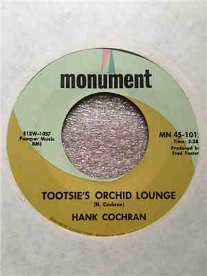 Hank Cochran - Tootsie's Orchid Lounge / It Couldn't Happen To A Nicer Guy