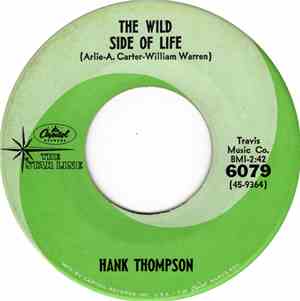 Hank Thompson - The Wild Side Of Life / A Six Pack To Go