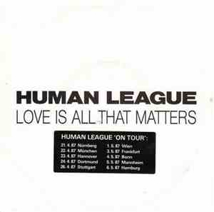 Human League - Love Is All That Matters