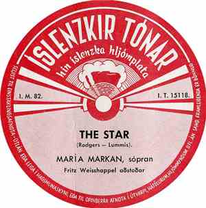 María Markan - The Star / Ich Schenk Mein Herz