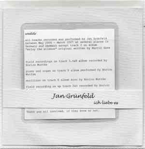 Jan Grünfeld - Ich Liebe Es