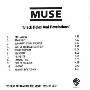 Muse - Black Holes And Revelations