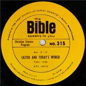 Robert Peel, George Richards  - Easter And Today's World