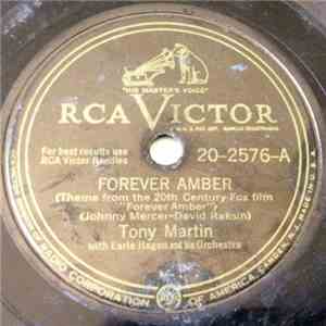 Tony Martin  With Earle Hagen And His Orchestra - Forever Amber / My Sin