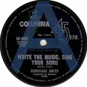 Hurricane Smith - Write The Music, Sing Your Song