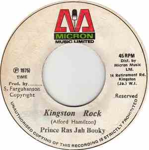 Prince Ras Jah Booky - Kingston Rock