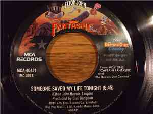Elton John - Someone Saved My Life Tonight