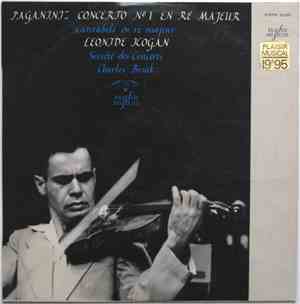 Paganini - Leonid Kogan, Société Des Concerts, Charles Bruck - Concerto N°. ...