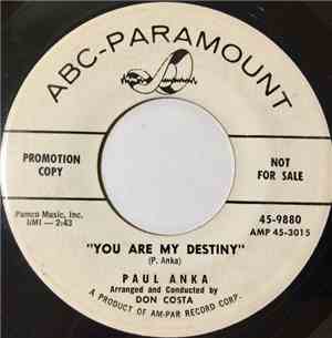 Paul Anka - You Are My Destiny