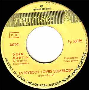 Dean Martin - Everybody Loves Somebody / A Little Voice