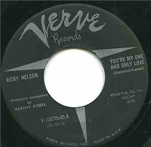 Ricky Nelson  / Barney Kessel - You're My One And Only Love / Honey Rock