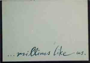 Millions Like Us - Millions Like Us
