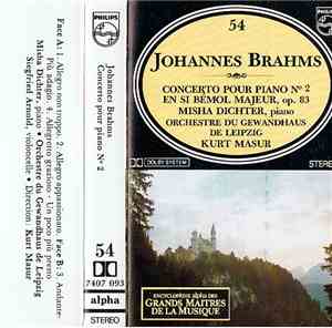 Johannes Brahms, Misha Dichter, Gewandhausorchester Leipzig, Kurt Masur - C ...