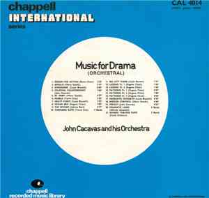 John Cacavas And His Music - Music For Drama (Orchestral)