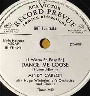 Mindy Carson - Dance Me Loose / Allegheny Fiddler