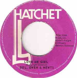 Del, Owen & Newts - Love Me Girl / Barnabas Collins