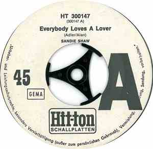 Sandie Shaw - Everybody Loves A Lover / I Don't Need That Kind Of Lovin'