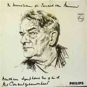 Eduard Van Beinum, Das Concertgebouw-Orchester, Amsterdam, Bruckner - In Me ...