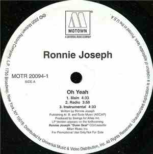 Ronnie Joseph - Oh Yeah / Ronnie Joseph
